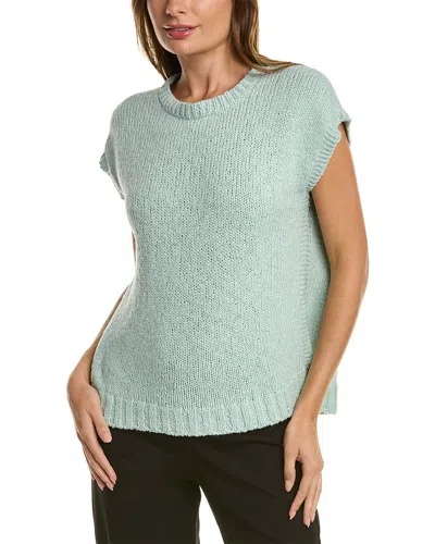 Eileen Fisher Petite Square Sweater In Blue