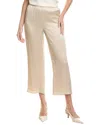 Eileen Fisher Petite Straight Silk Pant In Neutral