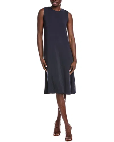 Eileen Fisher Petite Tank Midi Dress In Blue