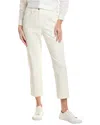 Eileen Fisher Petite Tapered Ankle Pant In White