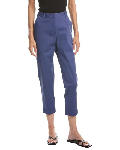 Eileen Fisher Petite Tapered Ankle Trouser In Purple