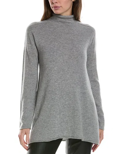 Eileen Fisher Petite Turtleneck Cashmere Tunic In White