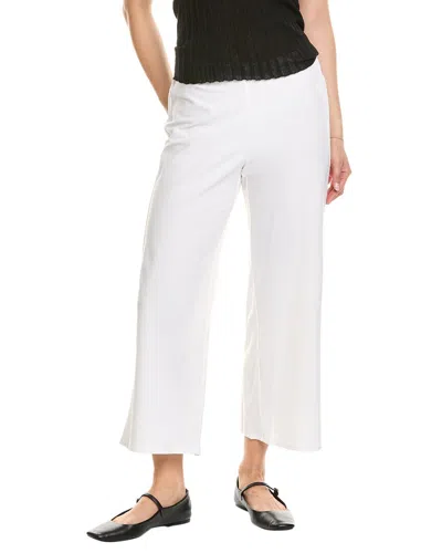 Eileen Fisher Petite Wide Ankle Pant In White
