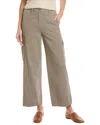Eileen Fisher Petite Wide Flare Cargo Pant In Brown