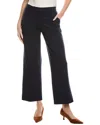 Eileen Fisher Petite Wide Trouser In Black