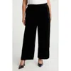 Eileen Fisher Pleated High Waist Pants In Ocean