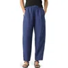 Eileen Fisher Pleated Organic Linen Lantern Pants In Bluette