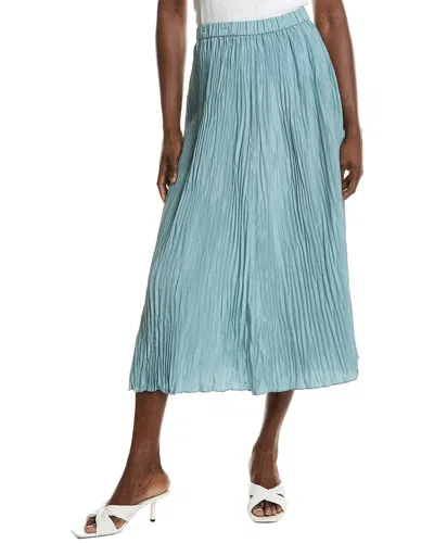 Eileen Fisher Pleated Silk Skirt