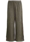Eileen Fisher Wide Ankle Pant In Taupe