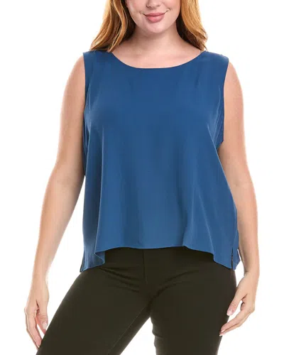 EILEEN FISHER EILEEN FISHER PLUS BALLET NECK SILK TANK