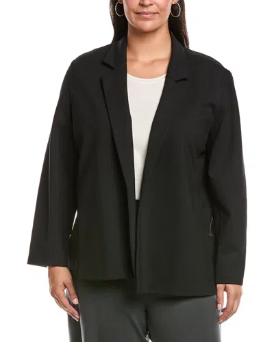 Eileen Fisher Plus Blazer In Black