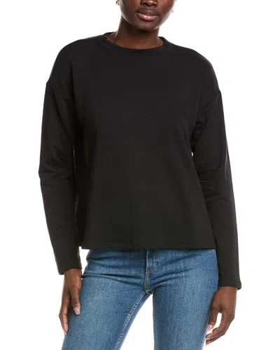 Eileen Fisher Plus Boxy Top In Black