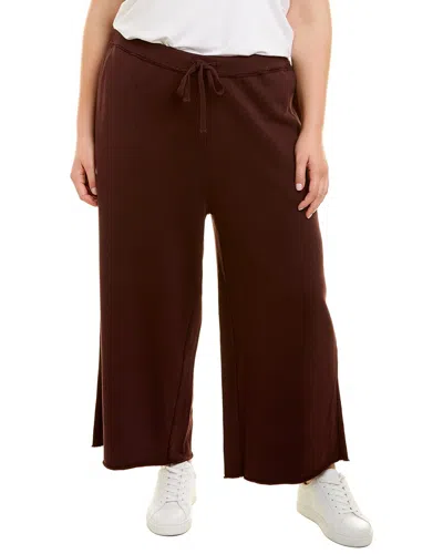 Eileen Fisher Plus French Terry Wide Leg In Multi