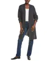 Eileen Fisher Plus Long Cardigan In Gray