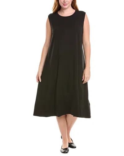 Eileen Fisher Plus Tank Dress In Black