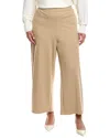 Eileen Fisher Plus Wide Ankle Pant In Brown