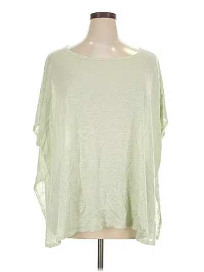 Pre-owned Eileen Fisher Poncho In Green