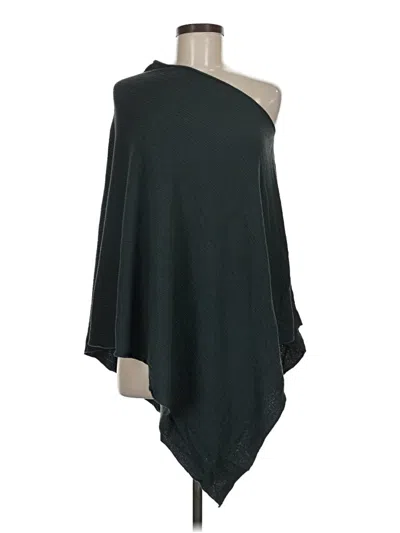 Pre-owned Eileen Fisher Poncho In Green