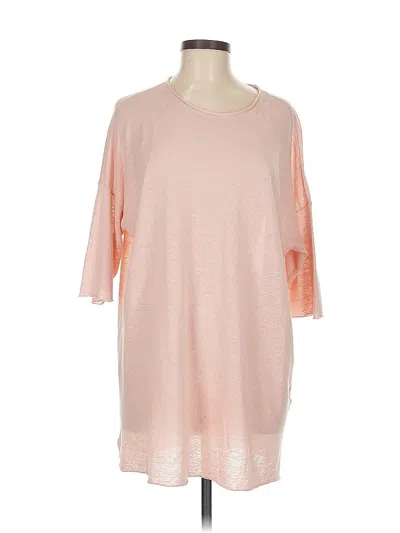 Pre-owned Eileen Fisher Poncho In Pink