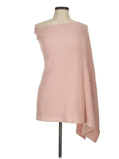 Pre-owned Eileen Fisher Poncho In Pink