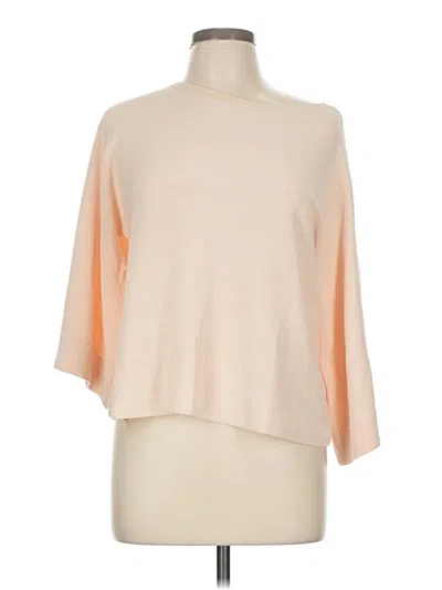 Pre-owned Eileen Fisher Poncho In Tan