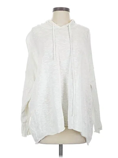 Pre-owned Eileen Fisher Poncho In White
