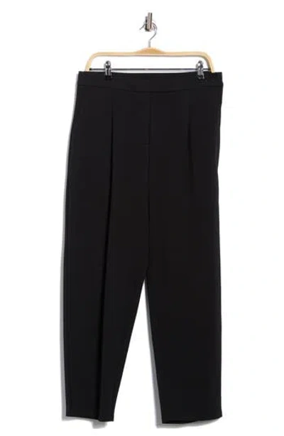 Eileen Fisher Ponte Ankle Lantern Pants In Black