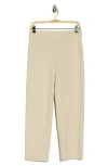 Eileen Fisher Ponte Ankle Straight Leg Pants In Gray