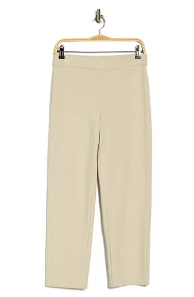 Eileen Fisher Ponte Ankle Straight Leg Pants In Gray