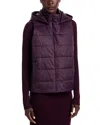 Eileen Fisher Puffer Vest In Purple