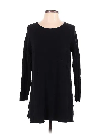 Pre-owned Eileen Fisher Pullover Sweater In Black