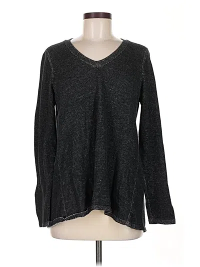 Pre-owned Eileen Fisher Pullover Sweater In Black