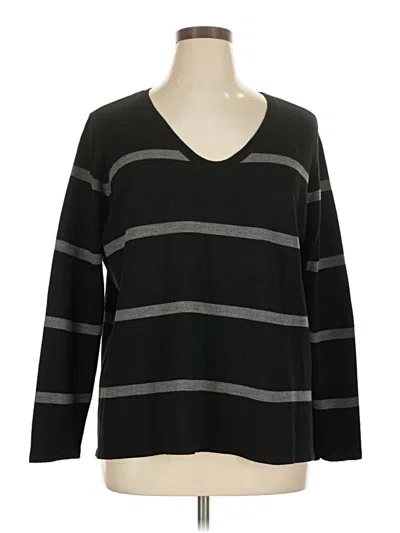 Pre-owned Eileen Fisher Pullover Sweater In Black