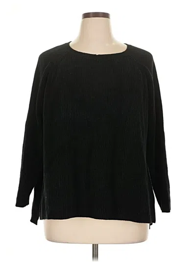 Pre-owned Eileen Fisher Pullover Sweater In Black