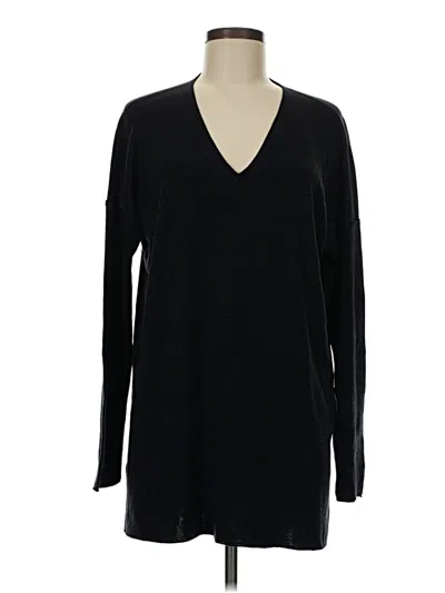 Pre-owned Eileen Fisher Pullover Sweater In Black