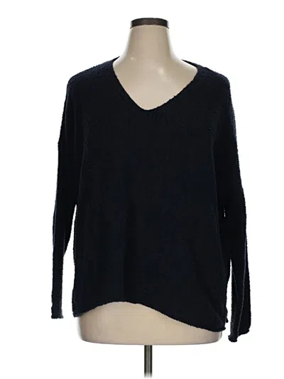 Pre-owned Eileen Fisher Pullover Sweater In Black