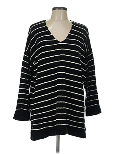 Pre-owned Eileen Fisher Pullover Sweater In Black