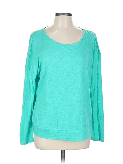 Pre-owned Eileen Fisher Pullover Sweater In Blue