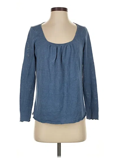 Pre-owned Eileen Fisher Pullover Sweater In Blue