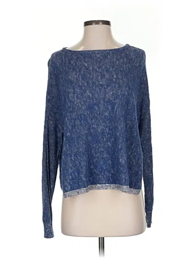 Pre-owned Eileen Fisher Pullover Sweater In Blue