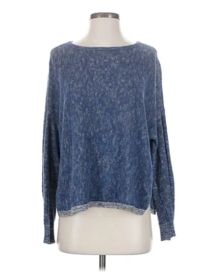 Pre-owned Eileen Fisher Pullover Sweater In Blue