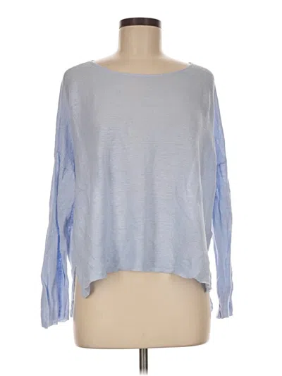 Pre-owned Eileen Fisher Pullover Sweater In Blue