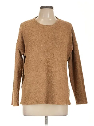 Pre-owned Eileen Fisher Pullover Sweater In Brown