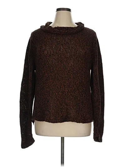 Pre-owned Eileen Fisher Pullover Sweater In Brown
