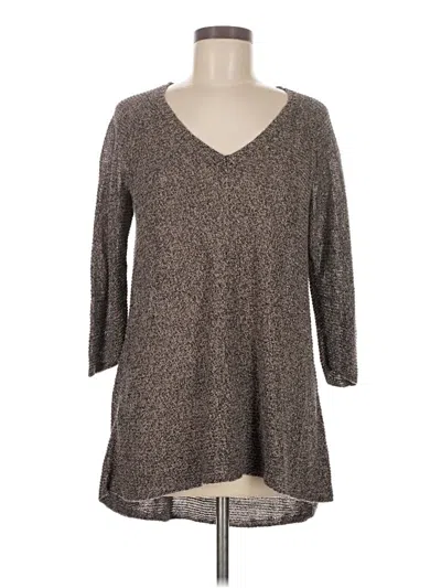 Pre-owned Eileen Fisher Pullover Sweater In Brown