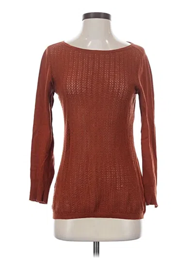 Pre-owned Eileen Fisher Pullover Sweater In Brown