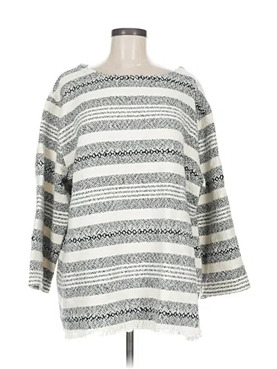 Pre-owned Eileen Fisher Pullover Sweater In Gray