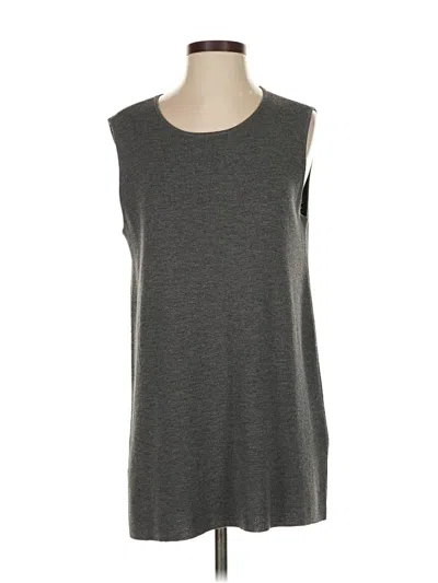 Pre-owned Eileen Fisher Pullover Sweater In Gray