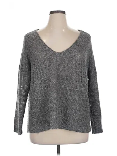 Pre-owned Eileen Fisher Pullover Sweater In Gray
