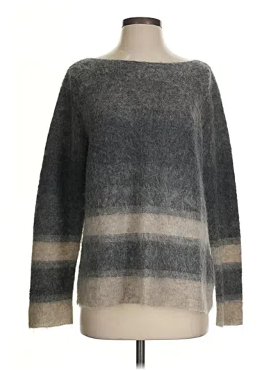 Pre-owned Eileen Fisher Pullover Sweater In Gray